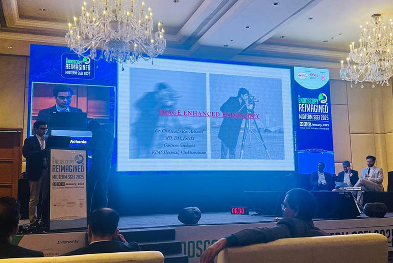 Chaired a session at the conference in Ahmedabad, India